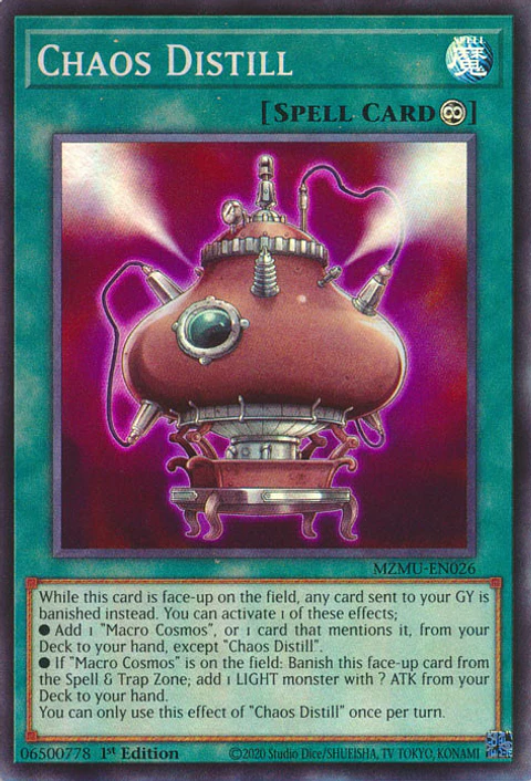Chaos Distill - MZMU-EN026 - Super Rare 