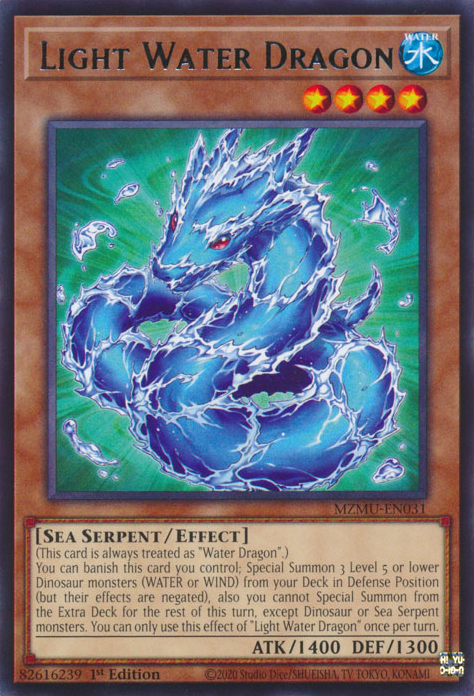 Light Water Dragon - MZMU-EN031 - Rare  1