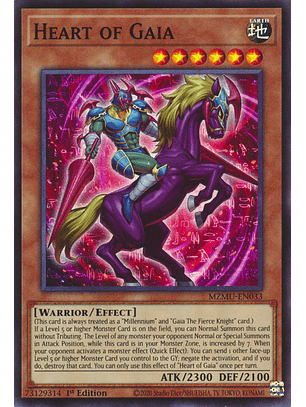 Heart of Gaia - MZMU-EN033 - Super Rare 
