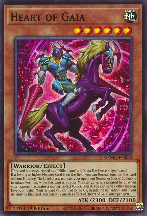 Heart of Gaia - MZMU-EN033 - Super Rare 