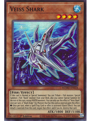 Veiss Shark - MZMU-EN034 - Super Rare 