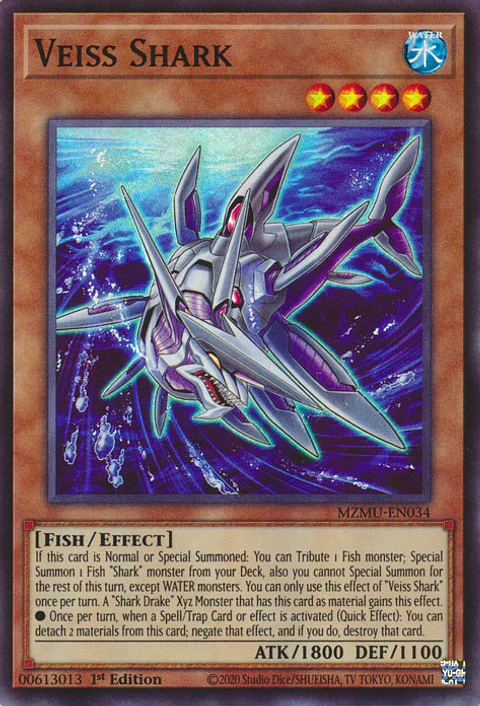 Veiss Shark - MZMU-EN034 - Super Rare 