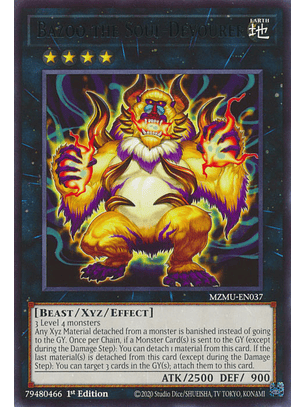 Bazoo the Soul-Devourer - MZMU-EN037 - Rare 