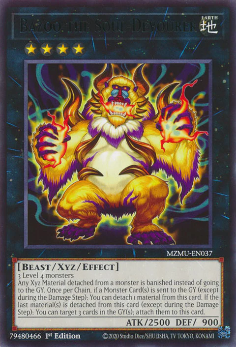 Bazoo the Soul-Devourer - MZMU-EN037 - Rare 