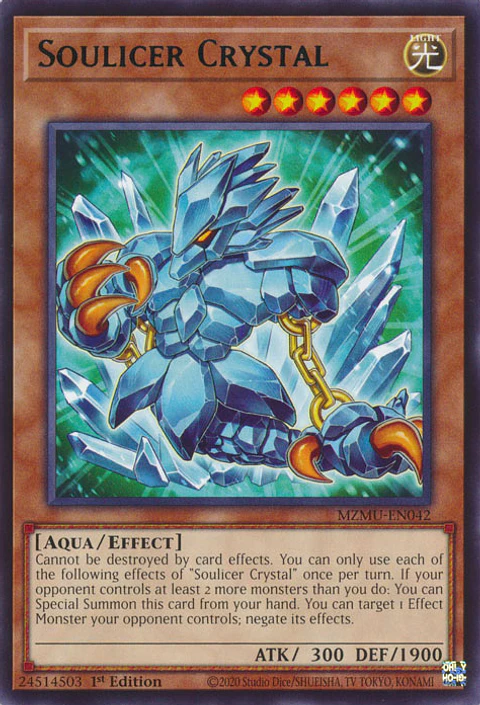 Soulicer Crystal - MZMU-EN042 - Rare 
