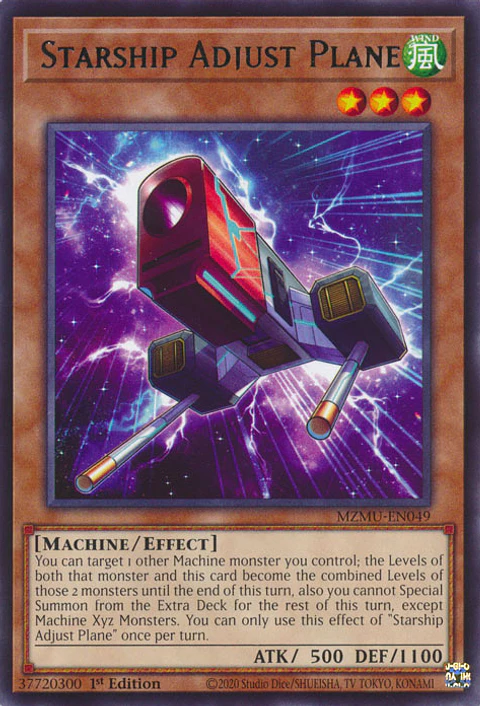 Starship Adjust Plane - MZMU-EN049 - Rare 