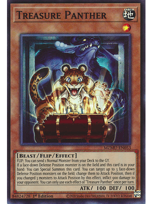 Treasure Panther - MZMU-EN053 - Super Rare