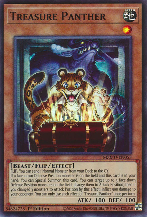 Treasure Panther - MZMU-EN053 - Super Rare