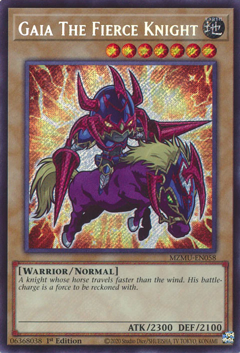 Gaia The Fierce Knight - MZMU-EN058 - Secret Rare 