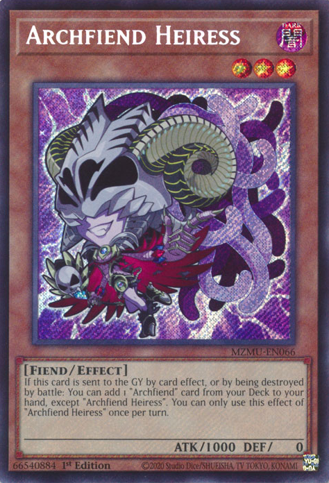 Archfiend Heiress - MZMU-EN066 - Secret Rare  1