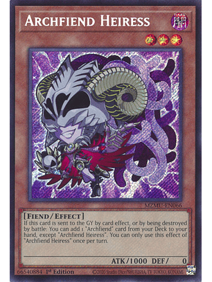 Archfiend Heiress - MZMU-EN066 - Secret Rare 