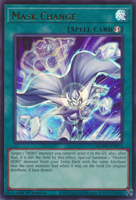 Mask Change - MZMU-EN071 - Ultra Rare  1