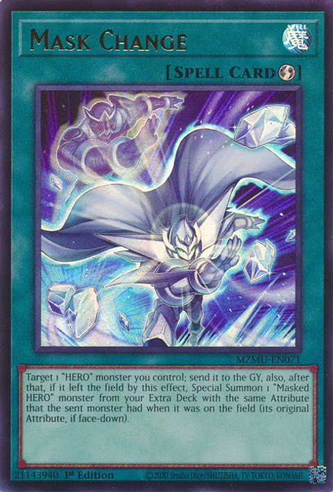 Mask Change - MZMU-EN071 - Ultra Rare 