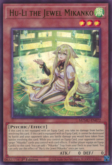 Hu-Li the Jewel Mikanko - MZMU-EN072 - Ultra Rare  1