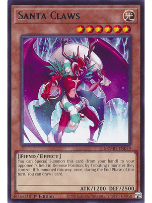 Santa Claws - MZMU-EN079 - Rare 