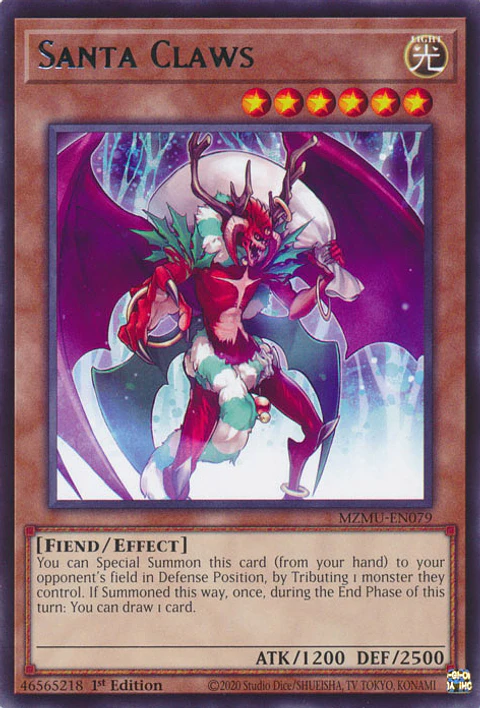 Santa Claws - MZMU-EN079 - Rare 