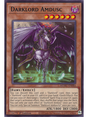 Darklord Amdusc - MZMU-EN084 - Rare