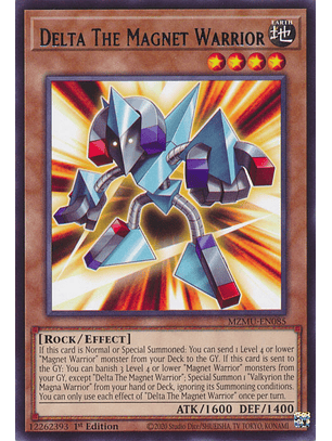 Delta The Magnet Warrior - MZMU-EN085 - Rare 