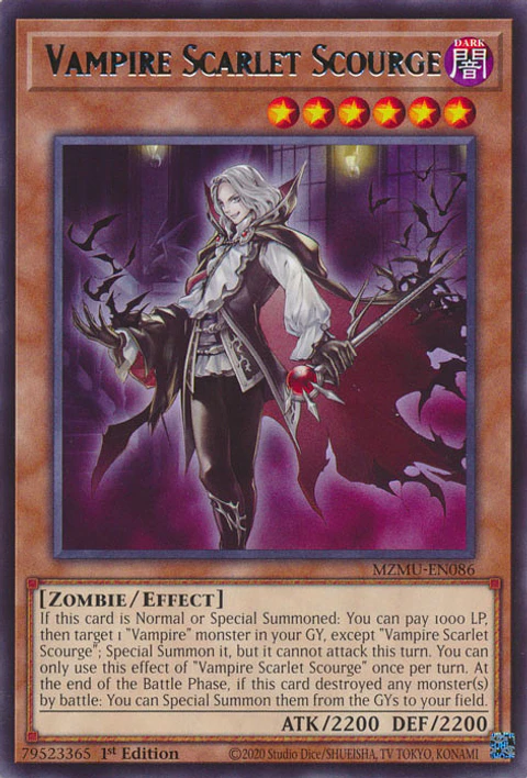 Vampire Scarlet Scourge - MZMU-EN086 - Rare