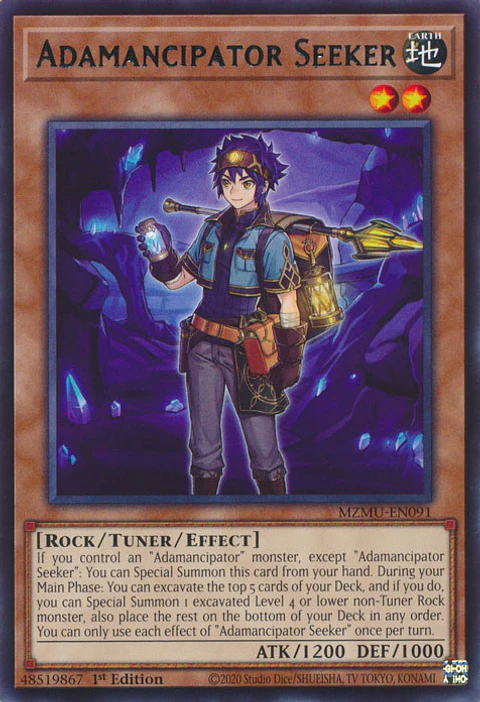 Adamancipator Seeker - MZMU-EN091 - Rare 