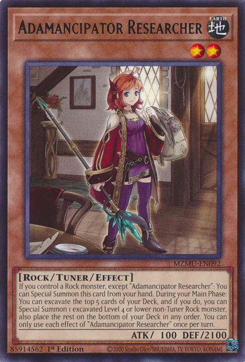 Adamancipator Researcher - MZMU-EN092 - Rare 