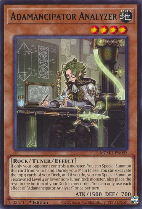 Adamancipator Analyzer - MZMU-EN093 - Rare 