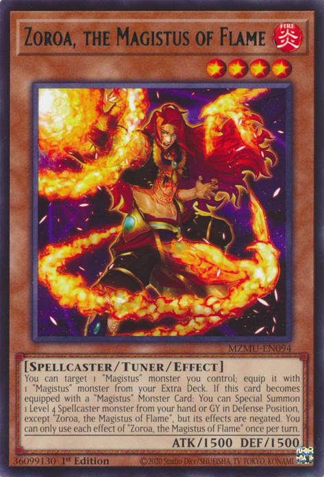 Zoroa, the Magistus of Flame - MZMU-EN094 - Rare  1