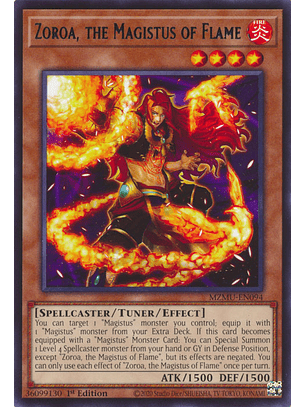 Zoroa, the Magistus of Flame - MZMU-EN094 - Rare 