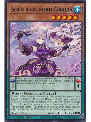 SolSolfachord Gracia - MZMU-EN096 - Rare 
