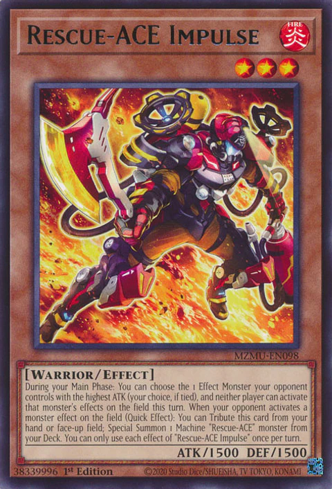 Rescue-ACE Impulse - MZMU-EN098 - Rare 