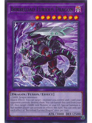 Borreload Furious Dragon - MZMU-EN099 - Rare 