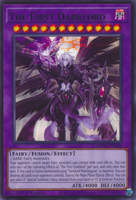 The First Darklord - MZMU-EN100 - Rare  1