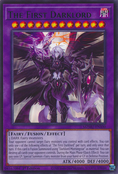 The First Darklord - MZMU-EN100 - Rare 
