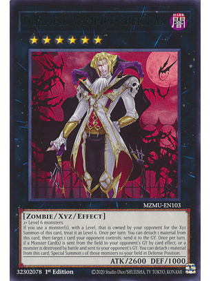 Dhampir Vampire Sheridan - MZMU-EN103 - Rare 