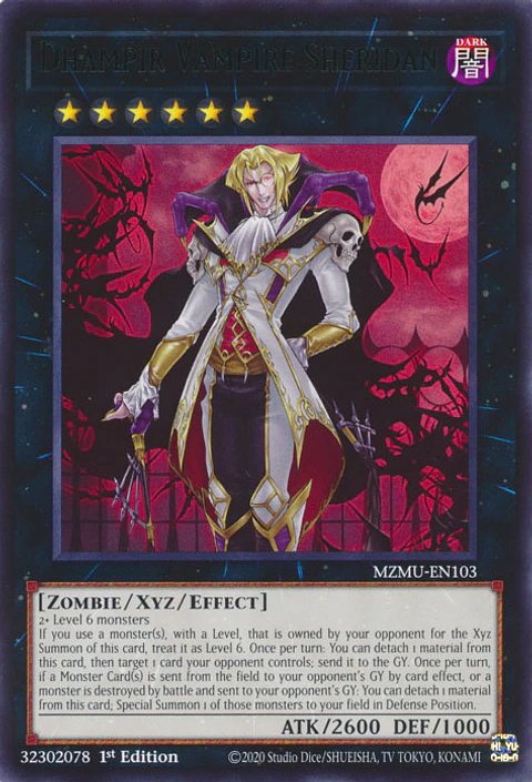 Dhampir Vampire Sheridan - MZMU-EN103 - Rare 