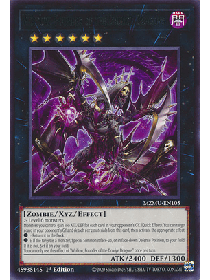 Wollow, Founder of the Drudge Dragons - MZMU-EN105 - Rare 