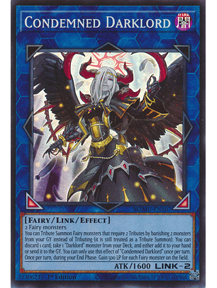 Condemned Darklord - MZMU-EN107 - Super Rare 