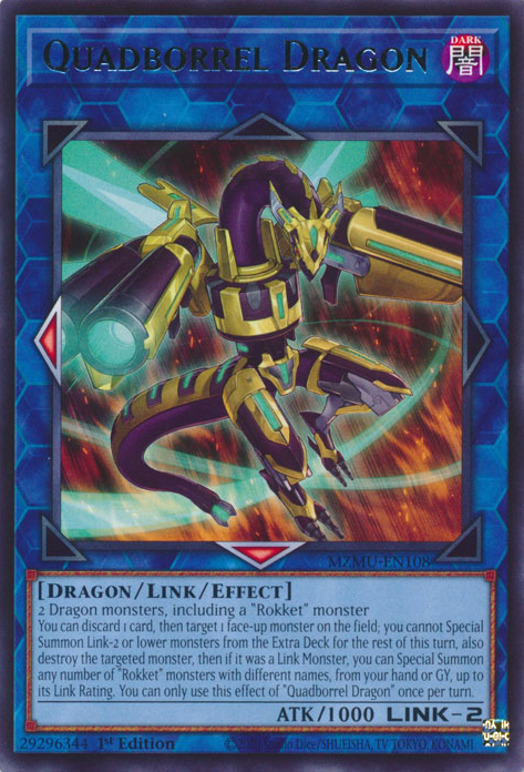 Quadborrel Dragon - MZMU-EN108 - Rare  1