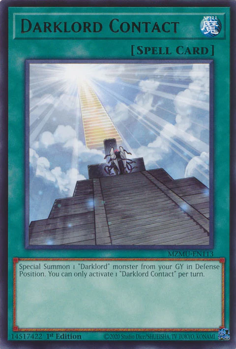Darklord Contact - MZMU-EN113 - Rare 