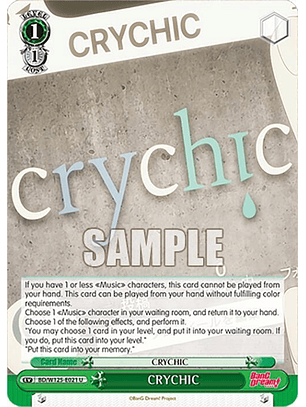 CRYCHIC - BD/W125-E021 U - Uncommon