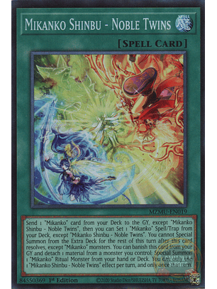 Mikanko Shinbu - Noble Twins - MZMU-EN019 - Collector Rare