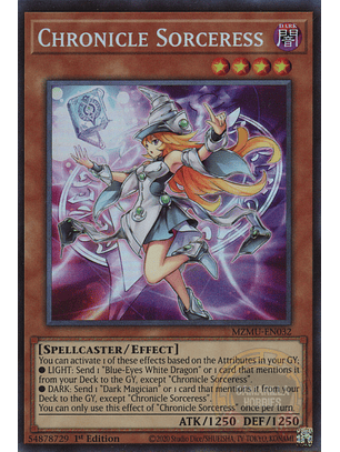 Chronicle Sorceress - MZMU-EN032 - Collector Rare 