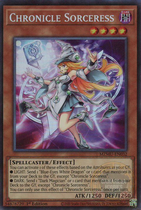 Chronicle Sorceress - MZMU-EN032 - Collector Rare 