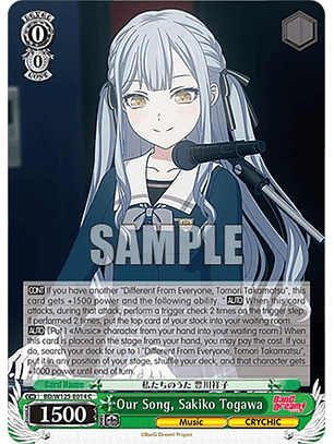 Our Song, Sakiko Togawa - BD/W125-E014 C - Common