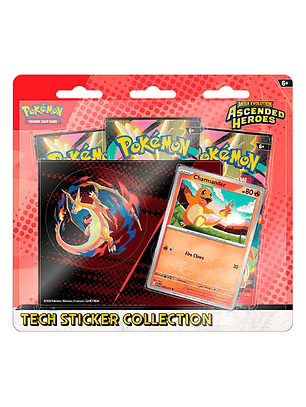 Pokemon TCG: Mega Evolution - Ascended Heroes Tech Sticker Collection - Charmander