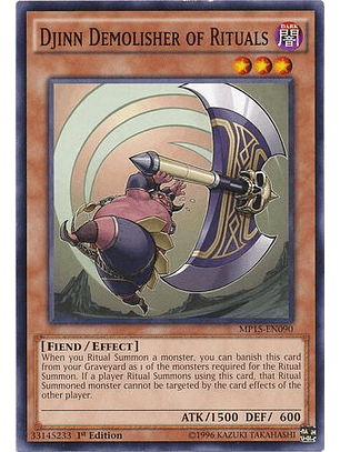 Djinn Demolisher of Rituals - MP15-EN090 - Common
