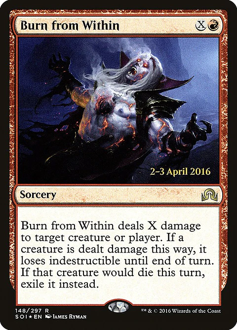 Burn from Within - SOI - R ★