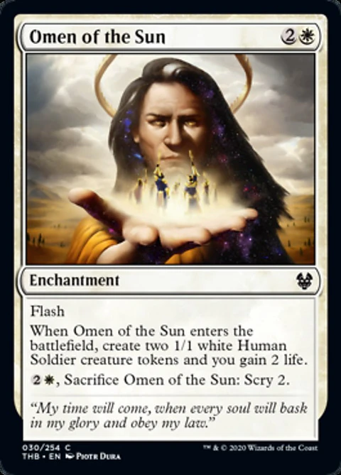Omen of the Sun - THB - C 