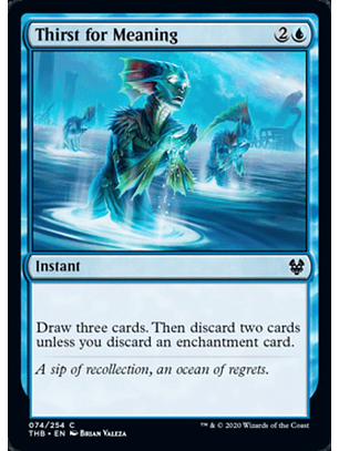 Thirst for Meaning - THB - C 