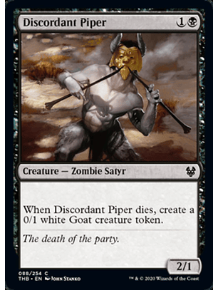 Discordant Piper  - THB - C 